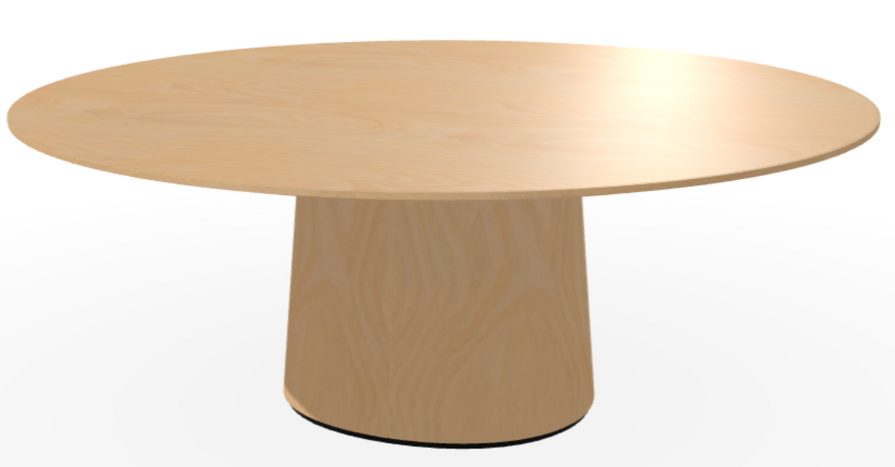 Ton p.o.v. coffee table 474 - Couchtisch - Natural (Geölt)-Natural (Geölt)-Gerade Kante 110
