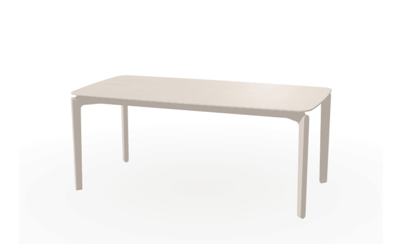 Ton Tisch Leaf 442 - B276 White Powder - 94 × 160 cm