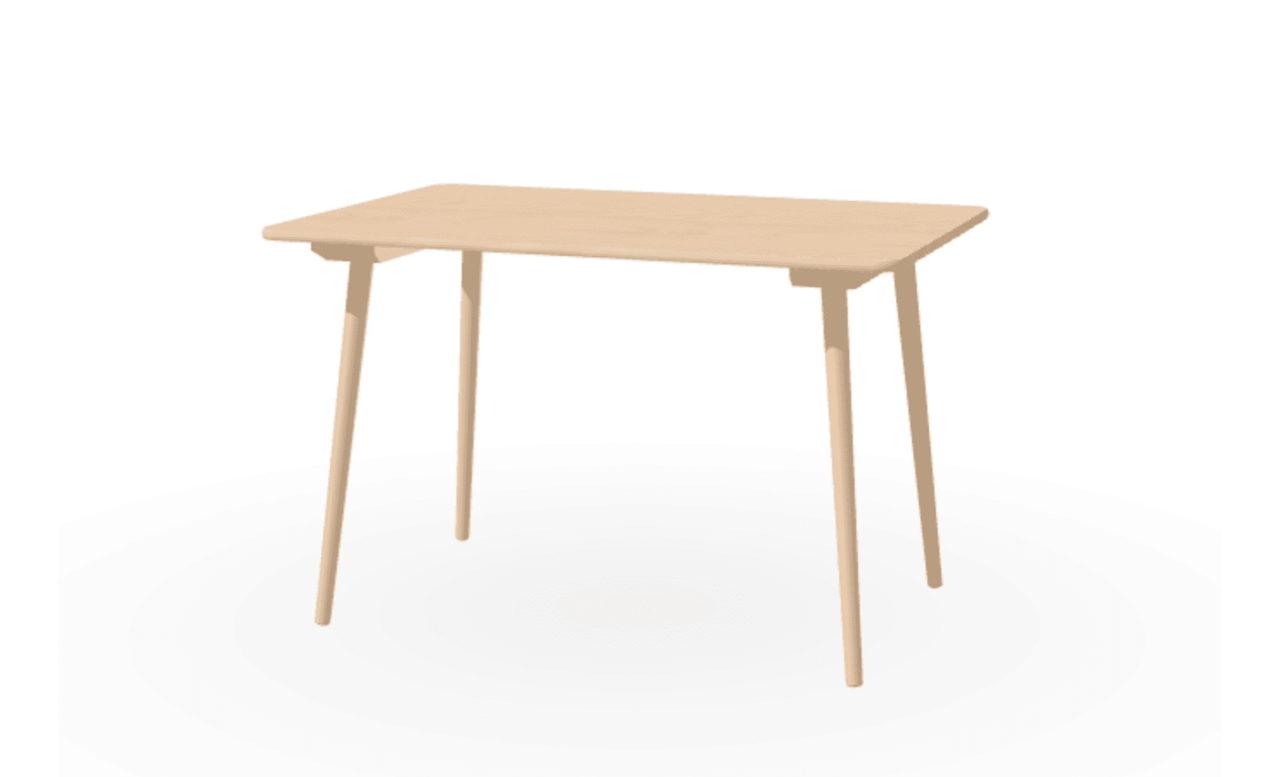 Ton Tisch Ironica - Natural - 80 × 80 cm