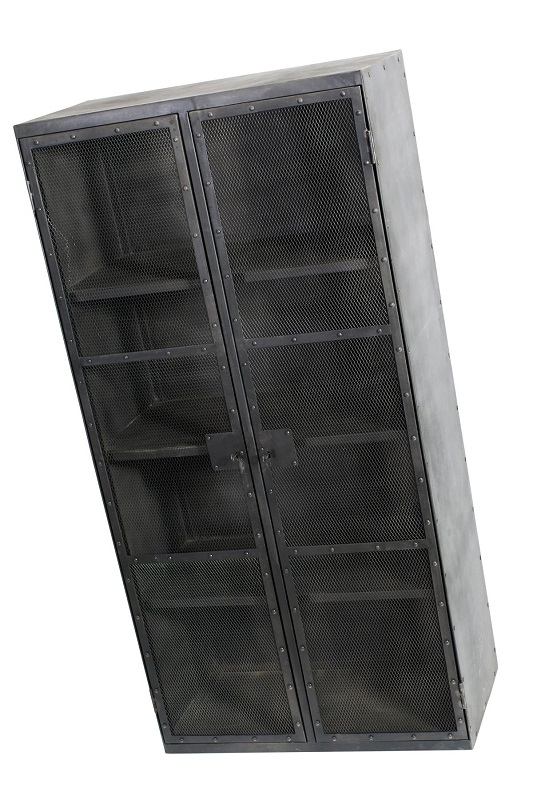 Muubs Iron Cabinet 18 With 2 Grid Doors