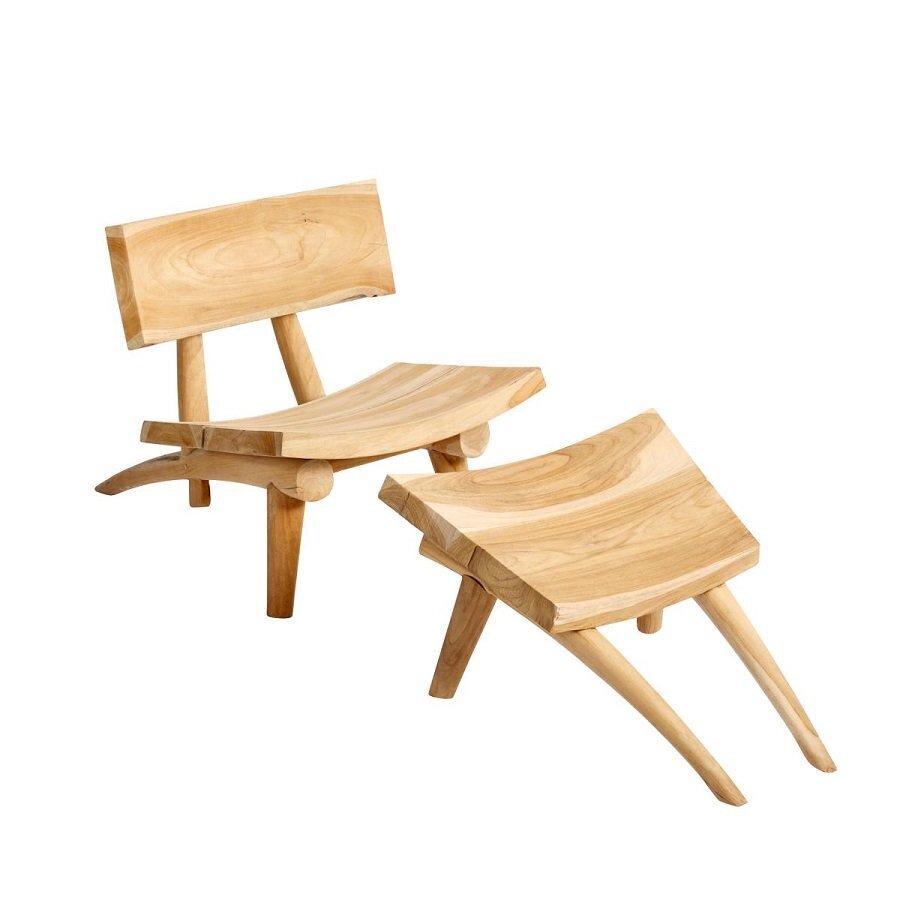 Muubs Chair And Footstool Set Dakota