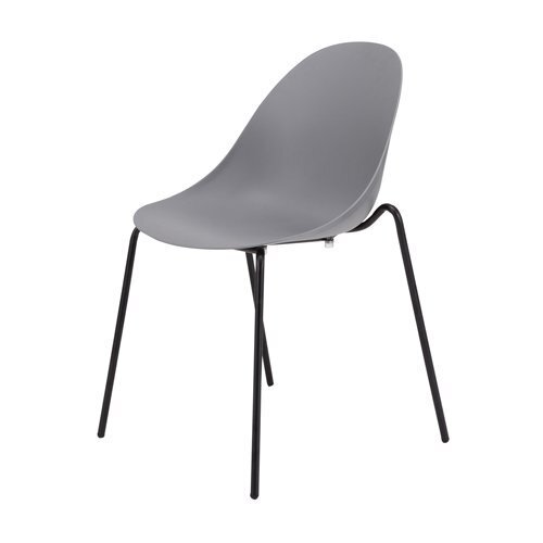Muubs Dining chair Cocoon -  Anthracite/Black