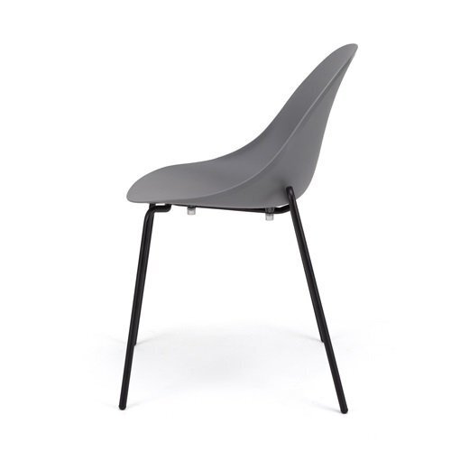 Muubs Dining chair Cocoon -  Anthracite/Black