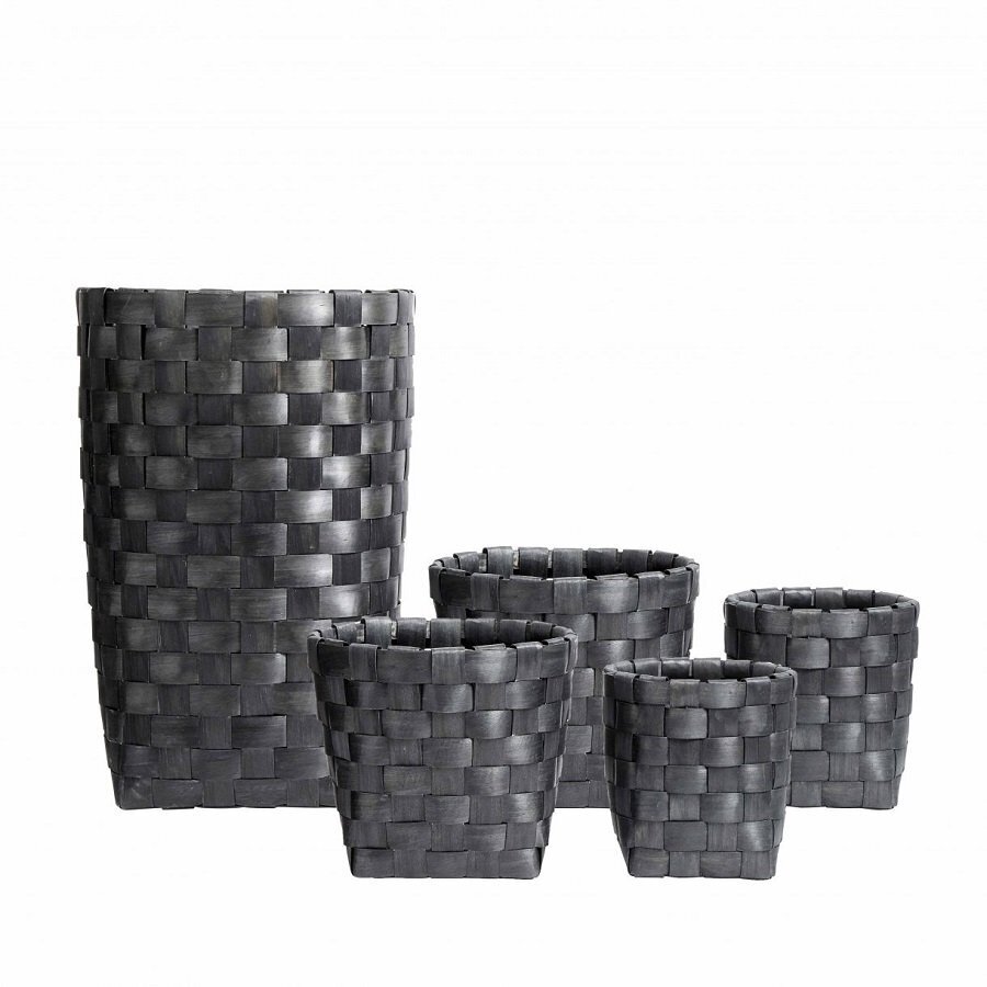 Muubs  Basket Round Repeat S/5 - Black