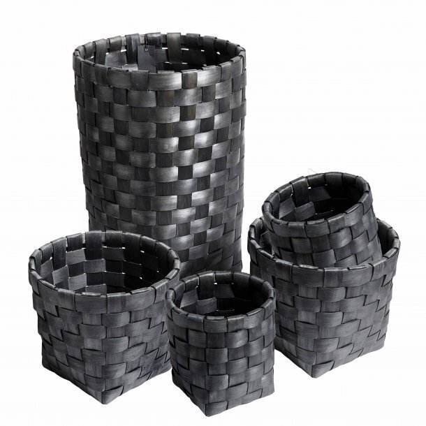 Muubs  Basket Round Repeat S/5 - Black