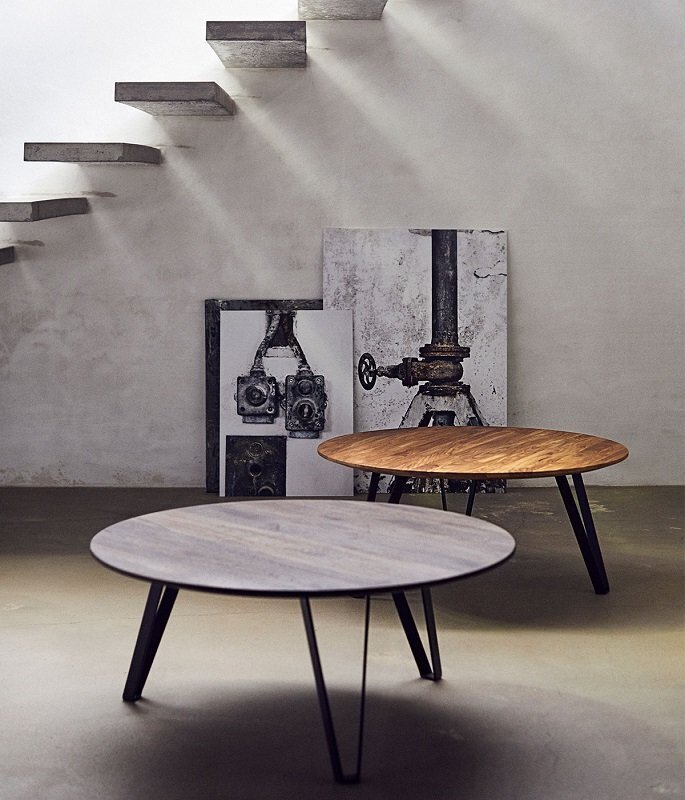 Muubs Coffee Table Space Smoked Ø90