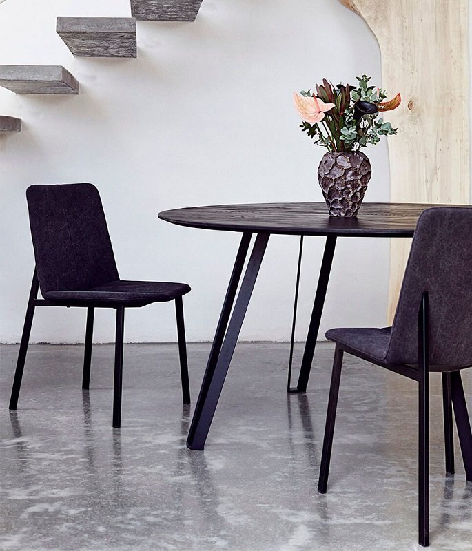Muubs Dining Chair Chamfer Anthracite
