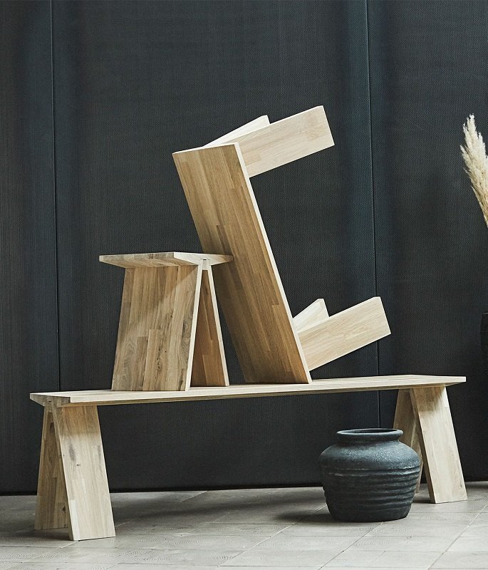 Muubs Stool Angle Natural