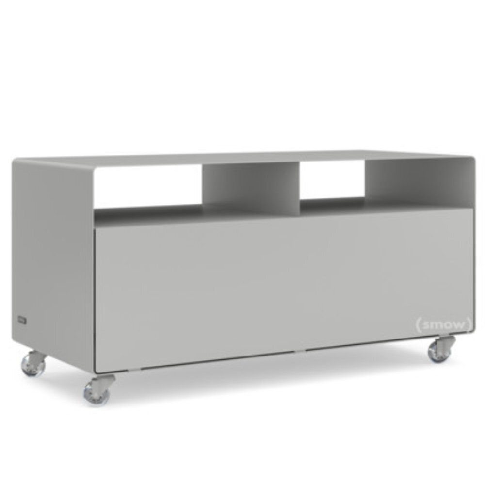 Müller R 108 - Sideboard - Rollen -9006 weissaluminium