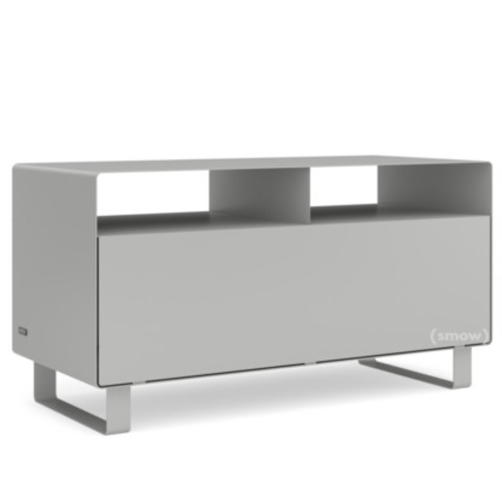 Müller R 108 - Sideboard - Kufen - 9006 weissaluminium