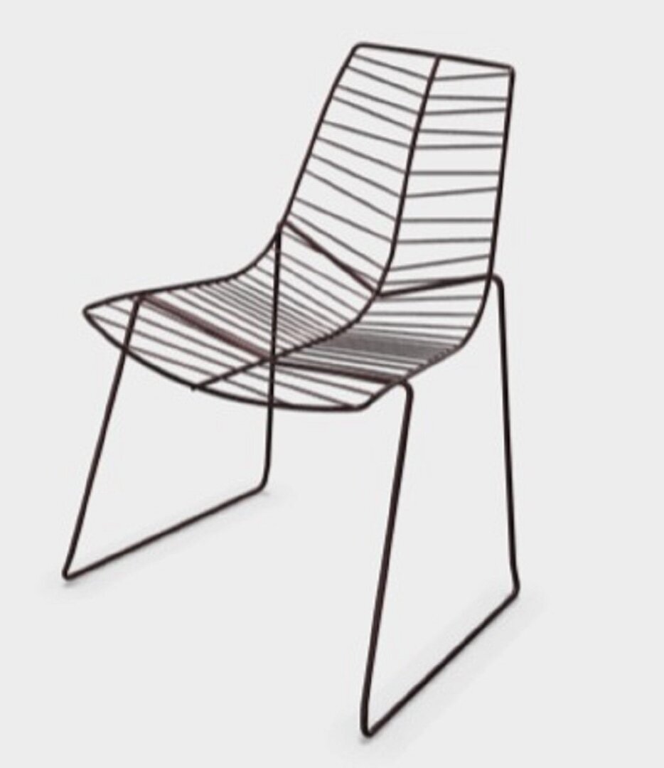 Arper Leaf Stapelstuhl - matt mokka