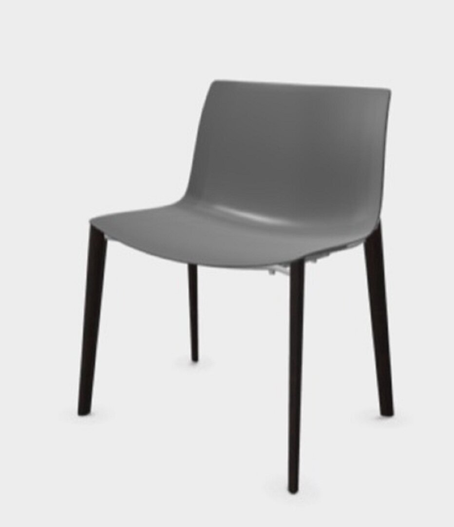 Arper Catifa 53 Stuhl - wenge gebeizt - anthrazit