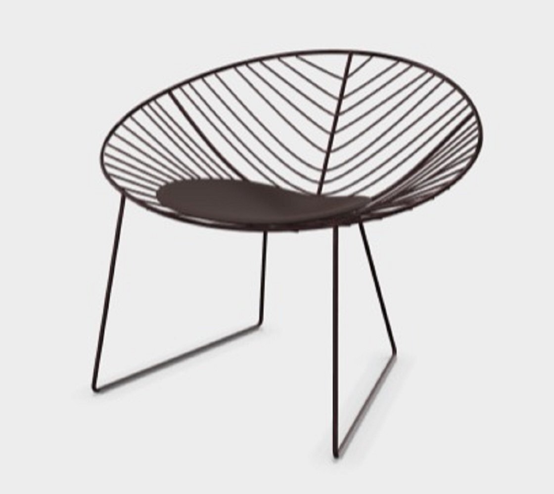 Arper Leaf Loungesessel - Polyurethan - matt mokka