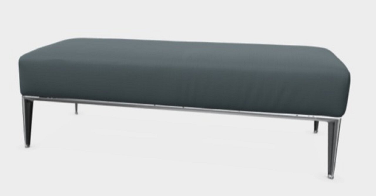 Arper Sean Sitzbank - Aluminium-Divina 3 - DV00154