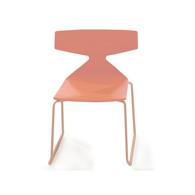 Arper Saya Rosa Gestell Kinderstuhl-Rosa