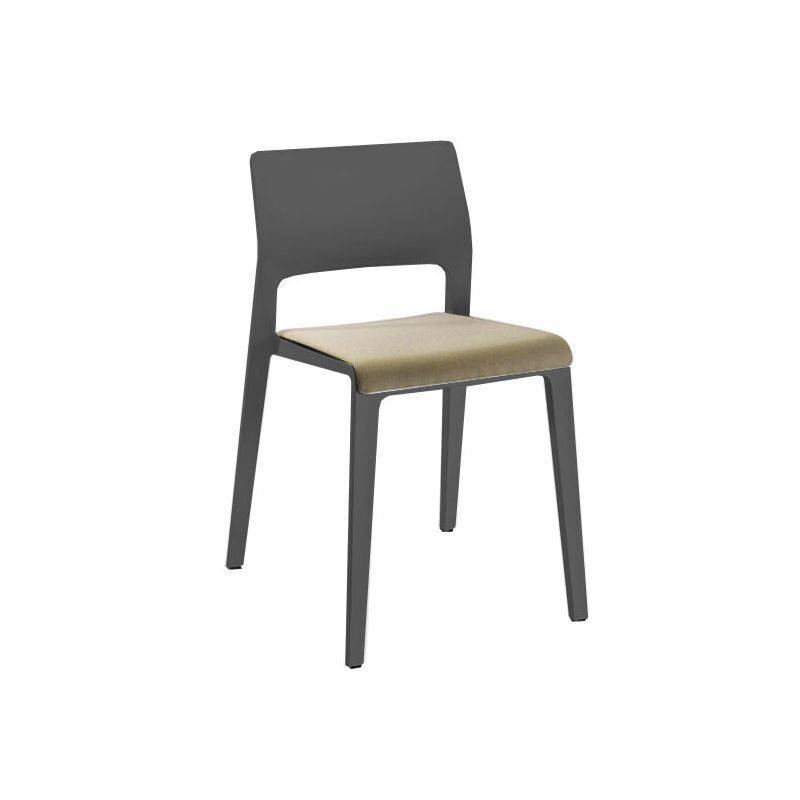 Arper Juno 3604 Anthrazit mit Sitzpolster Stuhl-Sand