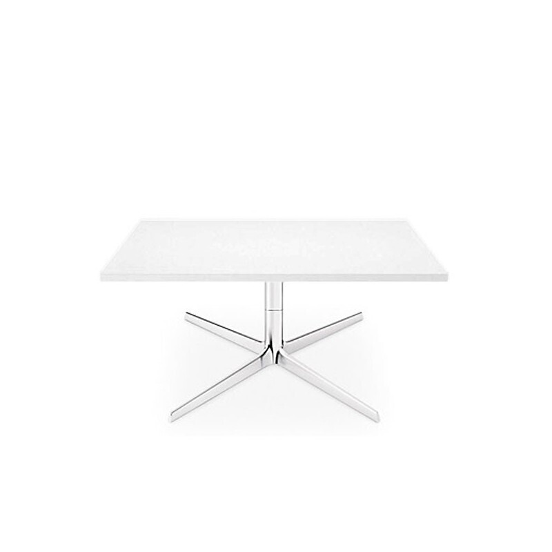 Arper Fred H 36,4 Quadratisch Couchlltisch - Aluminium Glänzend