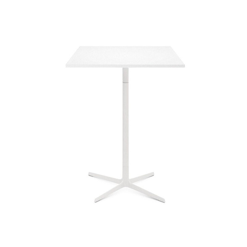 Arper Fred H 105 Stehtisch Quadratisch - Weiss Lackiert