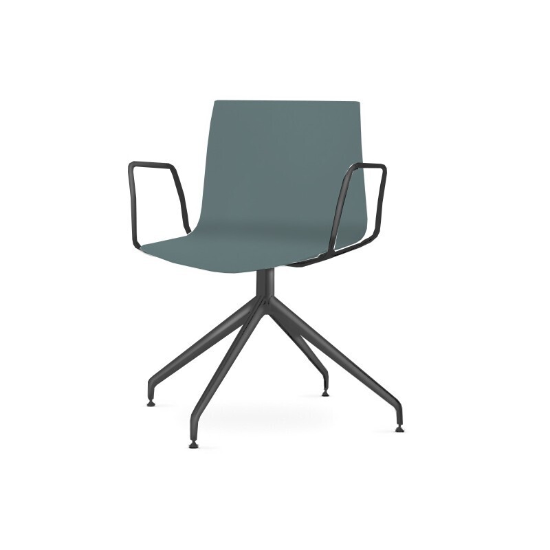 Arper Catifa 46 0368 Drehfussgestell Stuhl-Petrol PO117