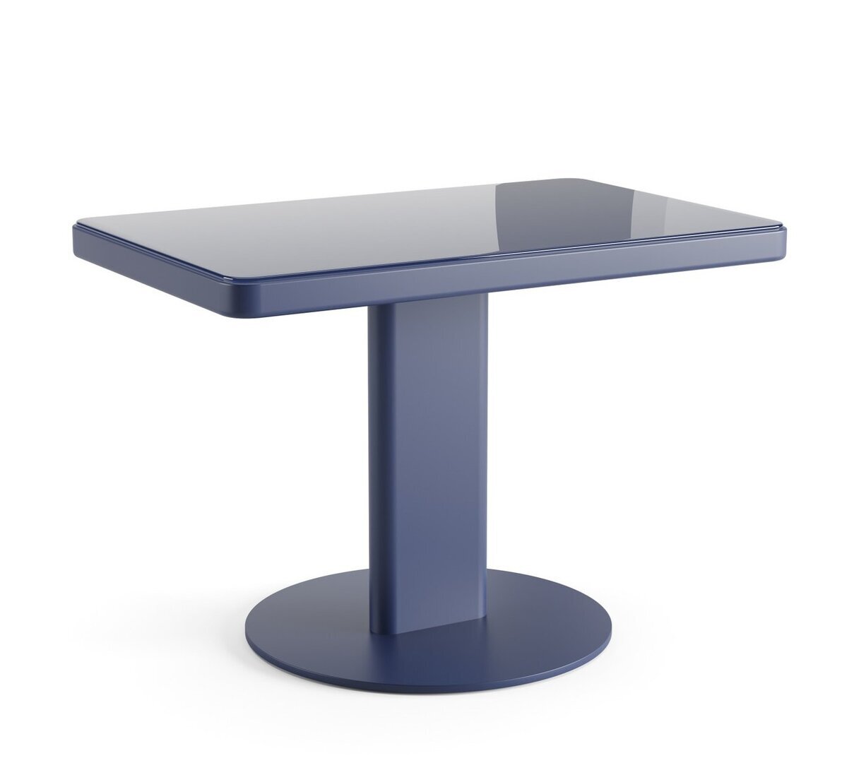 Arper Roopa 7301 - Rechteckiger Beistelltisch - V76 Midnight Blue