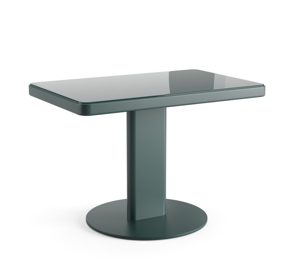 Arper Roopa 7301 - Rechteckiger Beistelltisch - V77 Forest Green