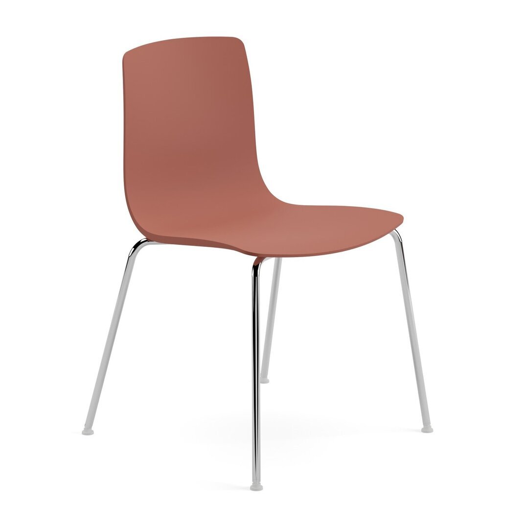 Arper Aava 02 - 7600 - Stuhl - Chrom - PG00012 - Terrakotta
