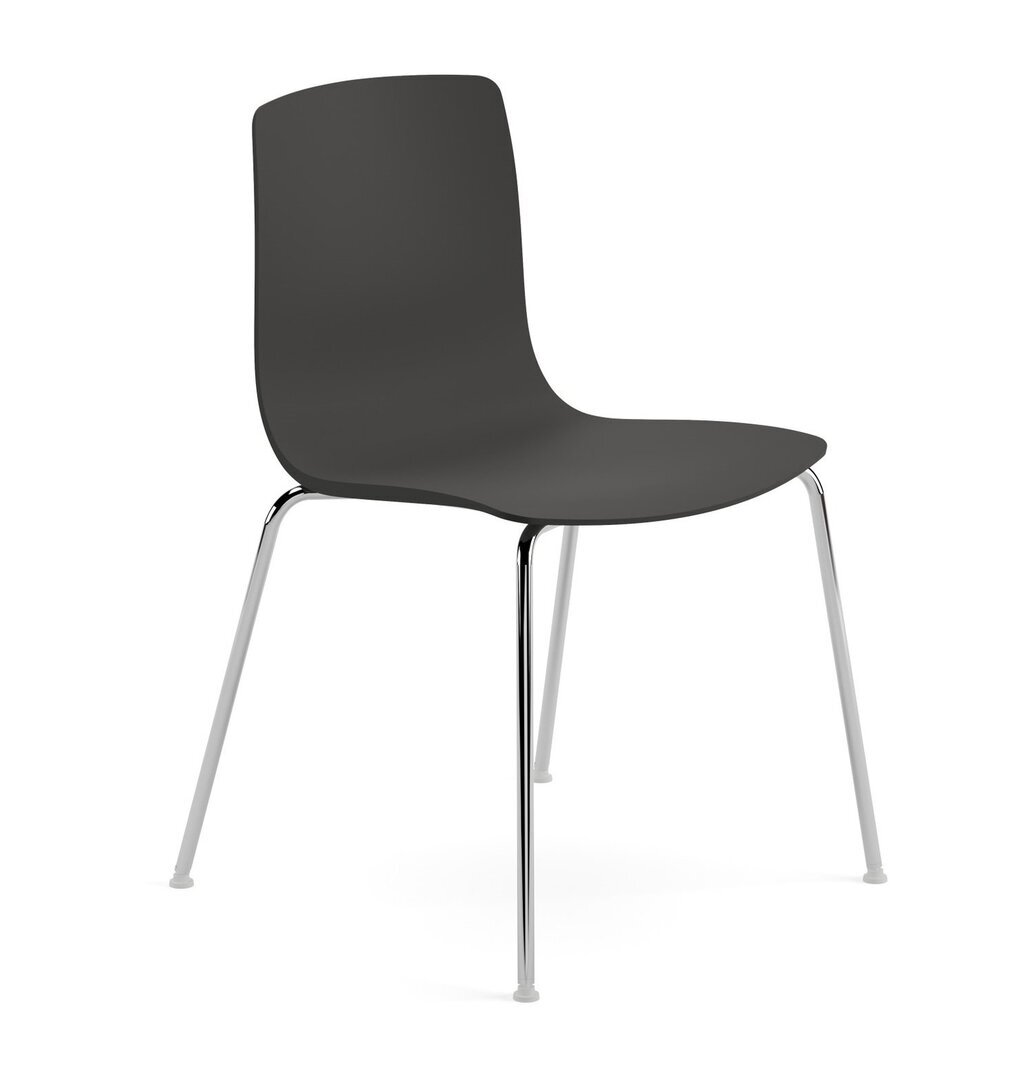 Arper Aava 02 - 7600 - Stuhl - Chrom - PG00015 - Anthrazit