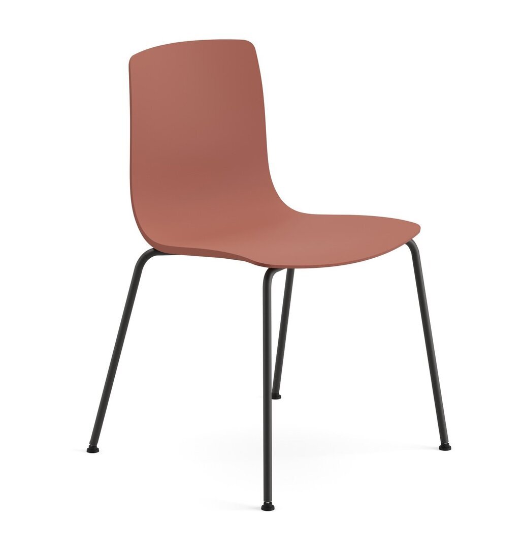 Arper Aava 02 - 7600 - Stuhl - V25 Schwarz matt  - PG00012 - Terrakotta