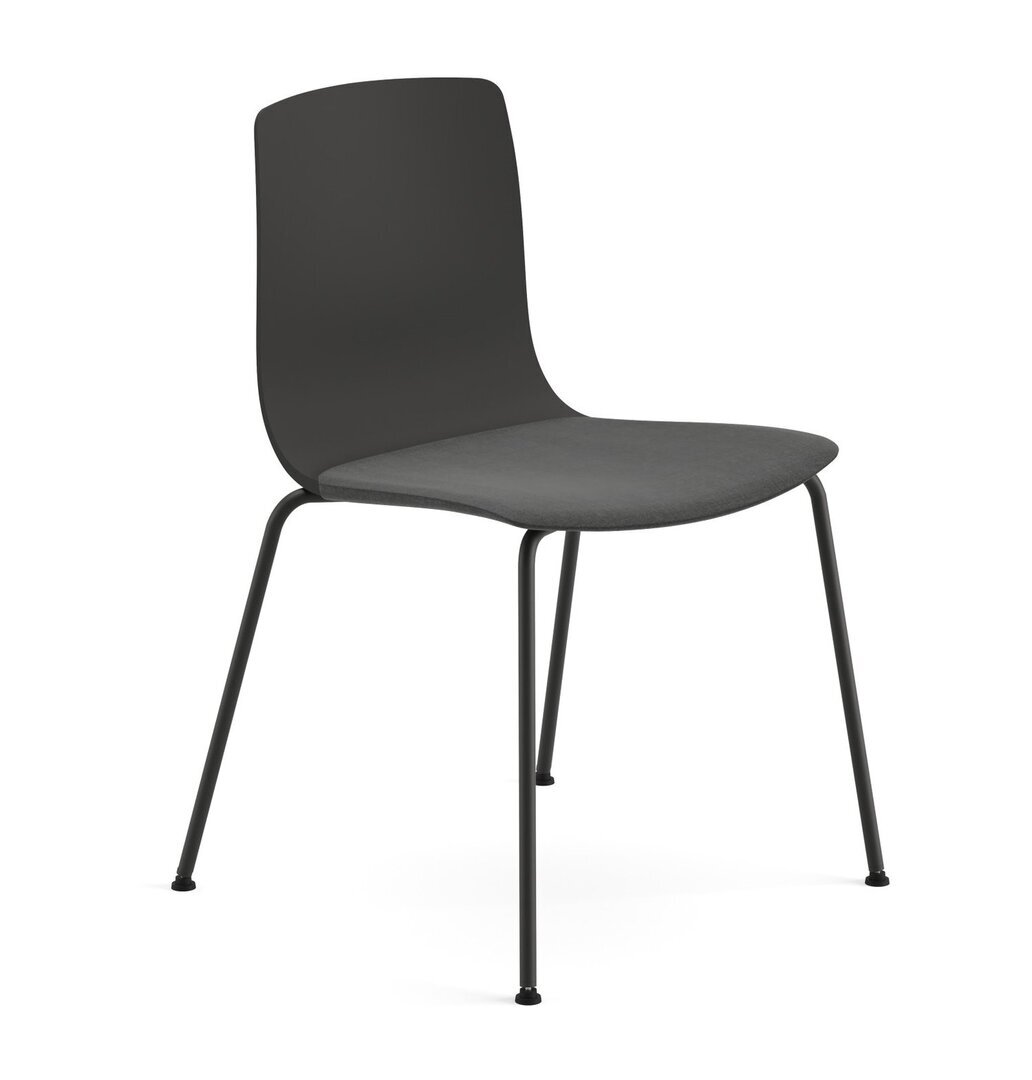 Arper Aava 02 - 7600 - Stuhl - V25 Schwarz matt  - PG00015 - Anthrazit