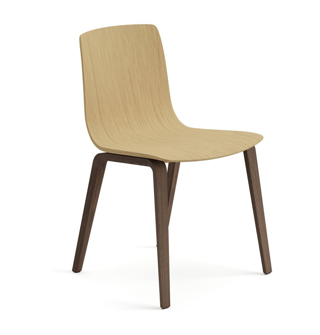 Arper Aava 02 - 7625 - Stuhl - L0028 - Nussbaum - L0022 - Eiche Natur