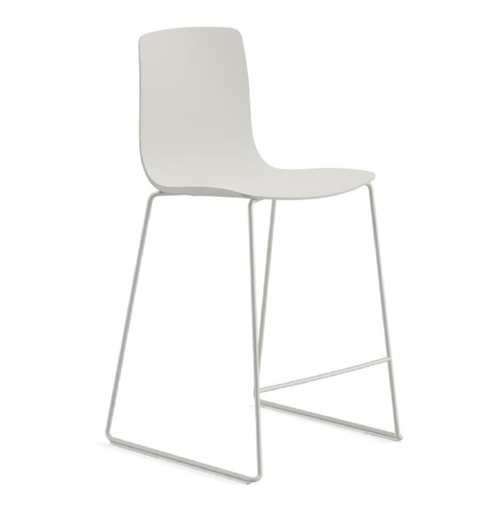 Arper Aava 02 - 7605 - Thekenhocker - V 68 Weiß matt - PG00011 - Weiss