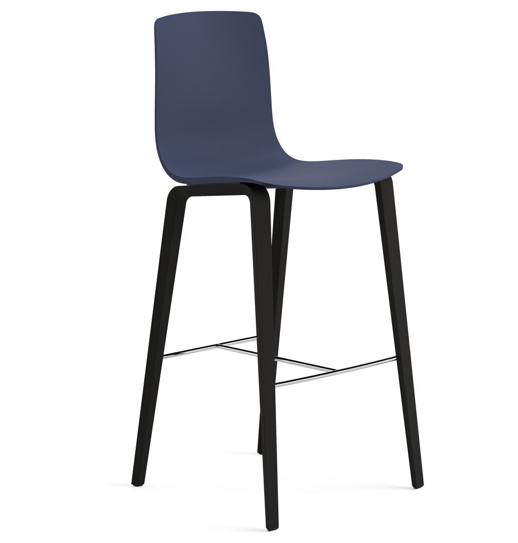 Arper Aava 02 - 7608 - Barhocker - L0006 - Schwarz - PG00014 - Blau