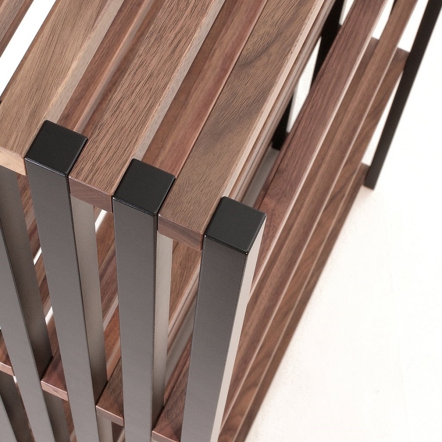 Joval Sideboard Rebar 3.0 Nussbaum Graphitschwarz