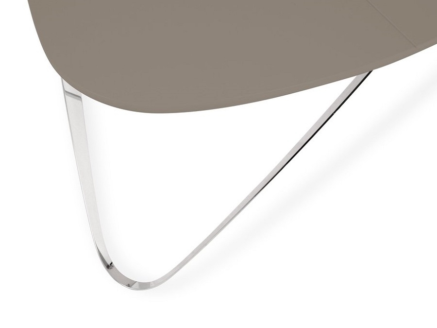 Joval Couchtisch Plektron \ Lack Schlamm Edelstahl