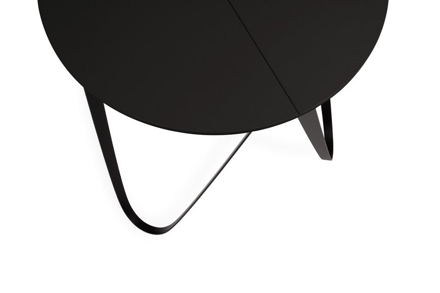 Joval Beistelltisch Chronos Pulverbeschichtet - Tiefschwarz