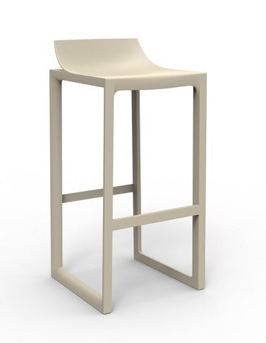 Vondom Wall Street Stool - Ecru