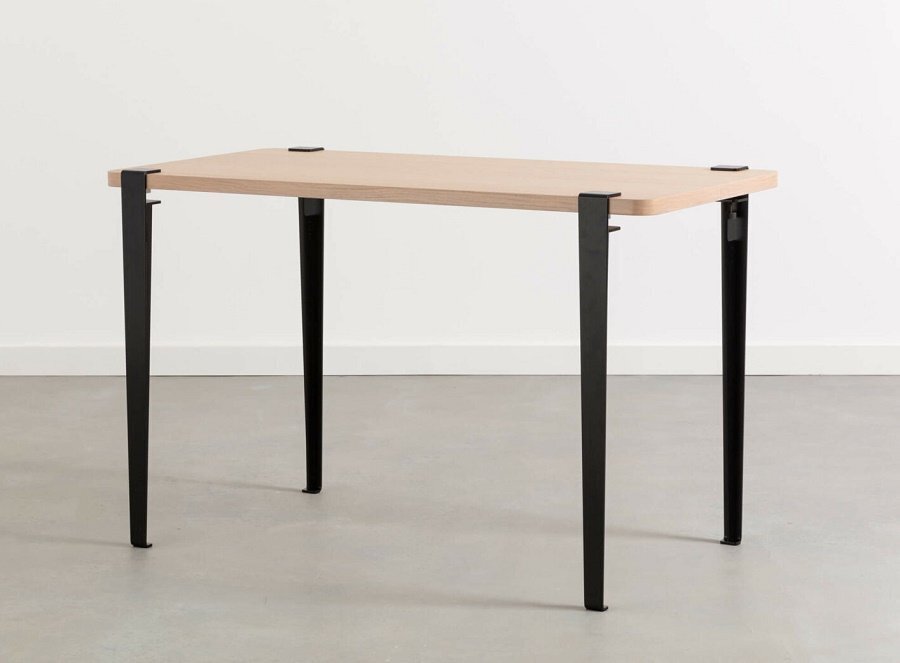 Tiptoe Lobo Table - Eco-Certified Wood - Graphite Black