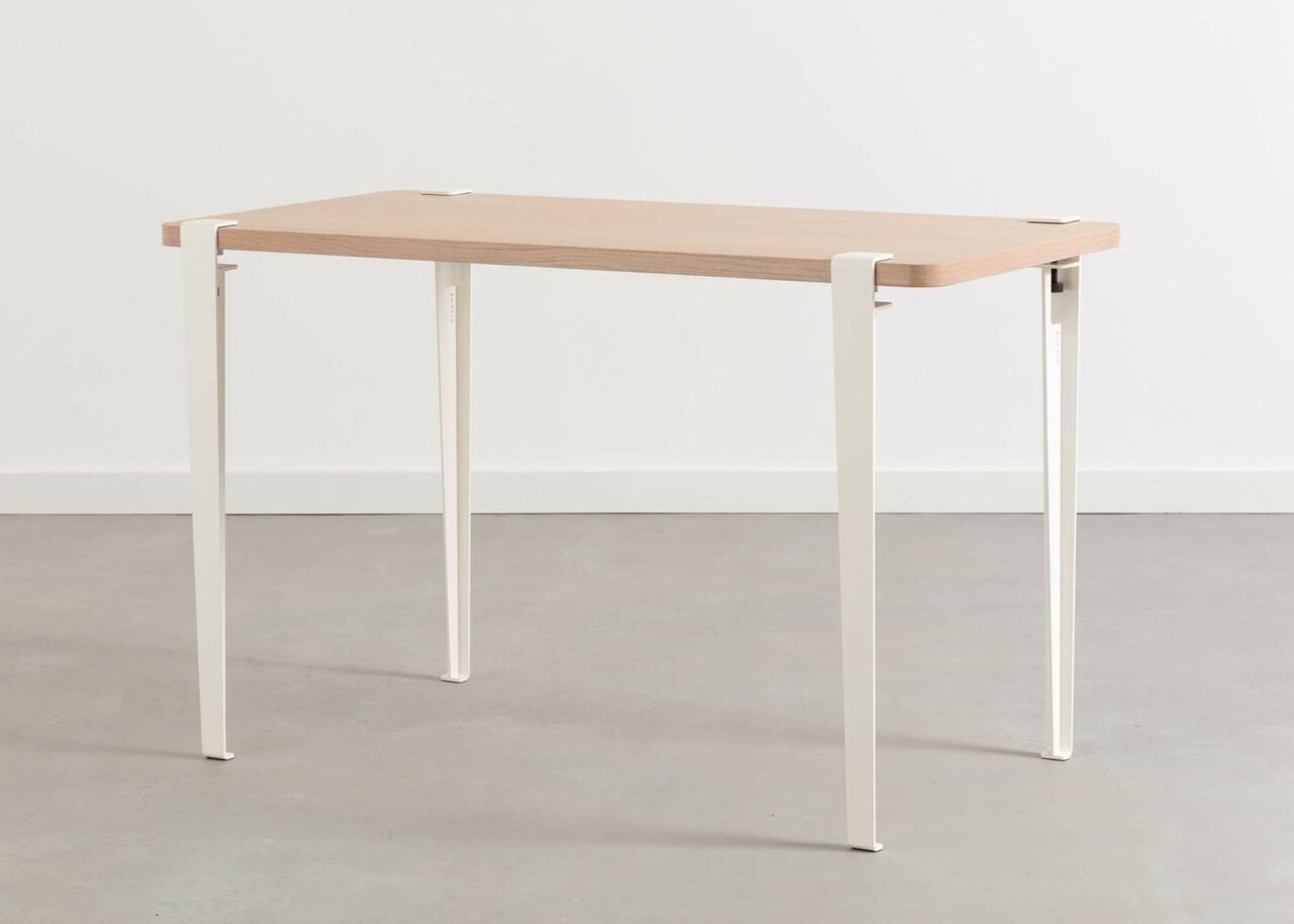 Tiptoe Lobo Table - Eco-Certified Wood - Cloudy White 