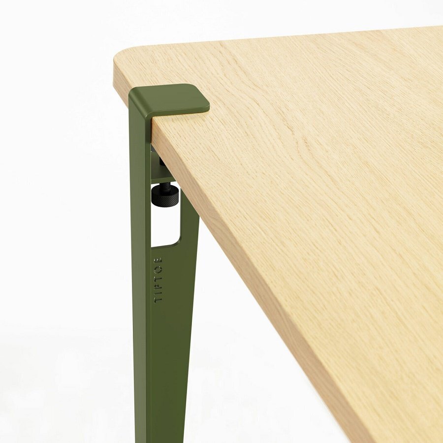 Tiptoe Lobo Table - Eco-Certified Wood - Rosemary Green