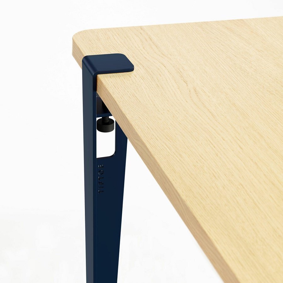 Tiptoe Noma Desk - Eco-Certified Wood - Mineral Blue