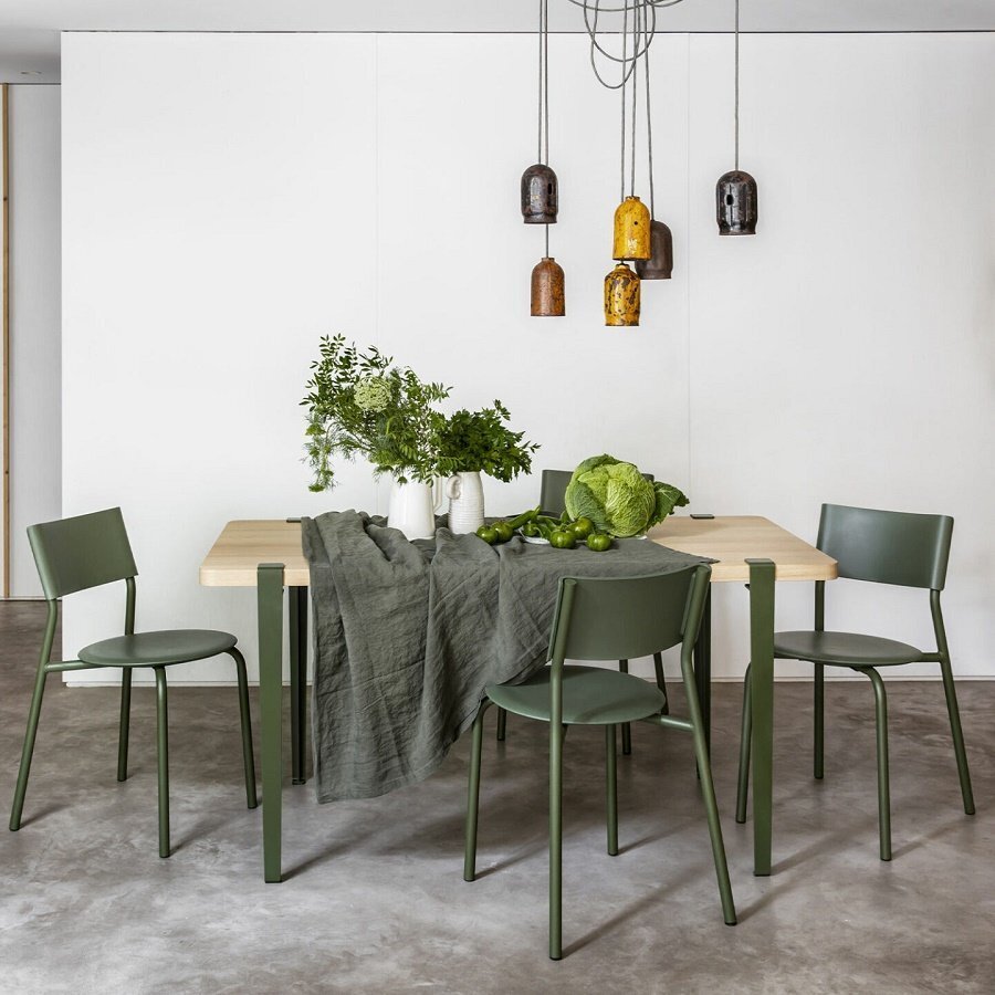Tiptoe SSDr Chair - Recycled Plastic - Rosemary Green