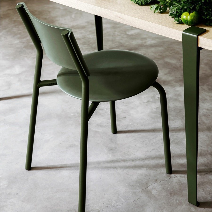 Tiptoe SSDr Chair - Recycled Plastic - Rosemary Green