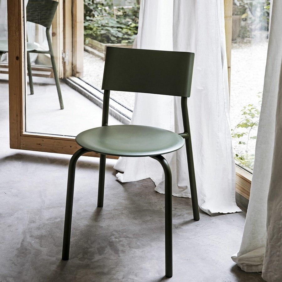 Tiptoe SSDr Chair - Recycled Plastic - Rosemary Green