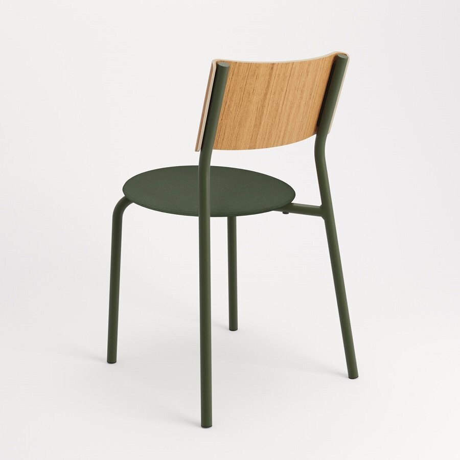 Tiptoe SSD Soft Chair - Recycled Upholstery - Rosemary Green