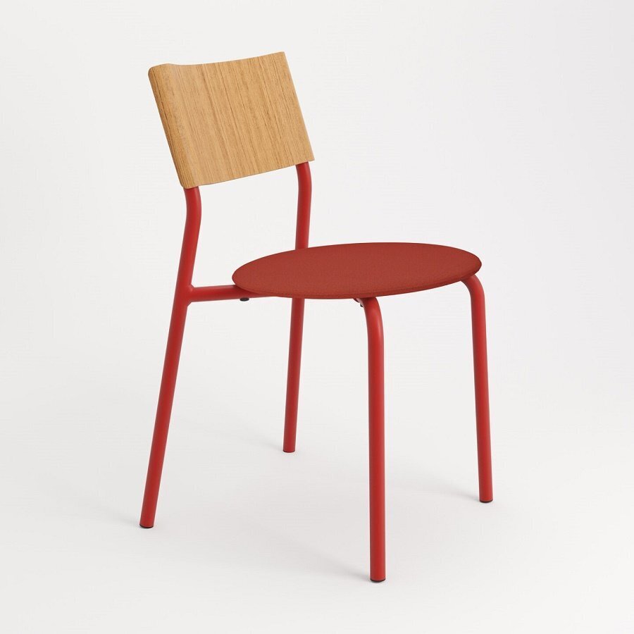 Tiptoe SSD Soft Chair - Recycled Upholstery - Terracotta Red