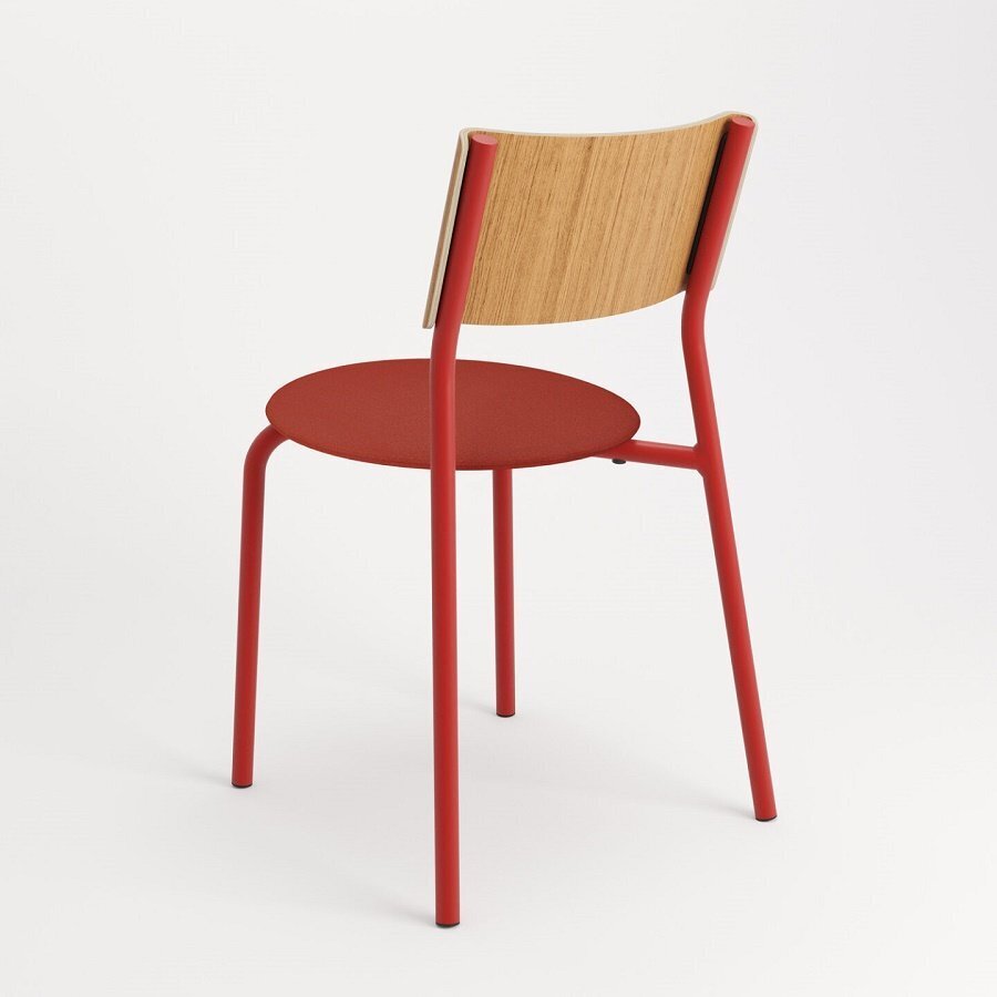 Tiptoe SSD Soft Chair - Recycled Upholstery - Terracotta Red