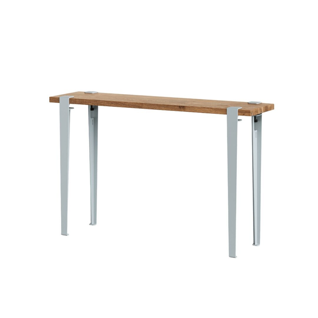 Tiptoe Lima Side Table In Reclaimed Wood - Pale Blue