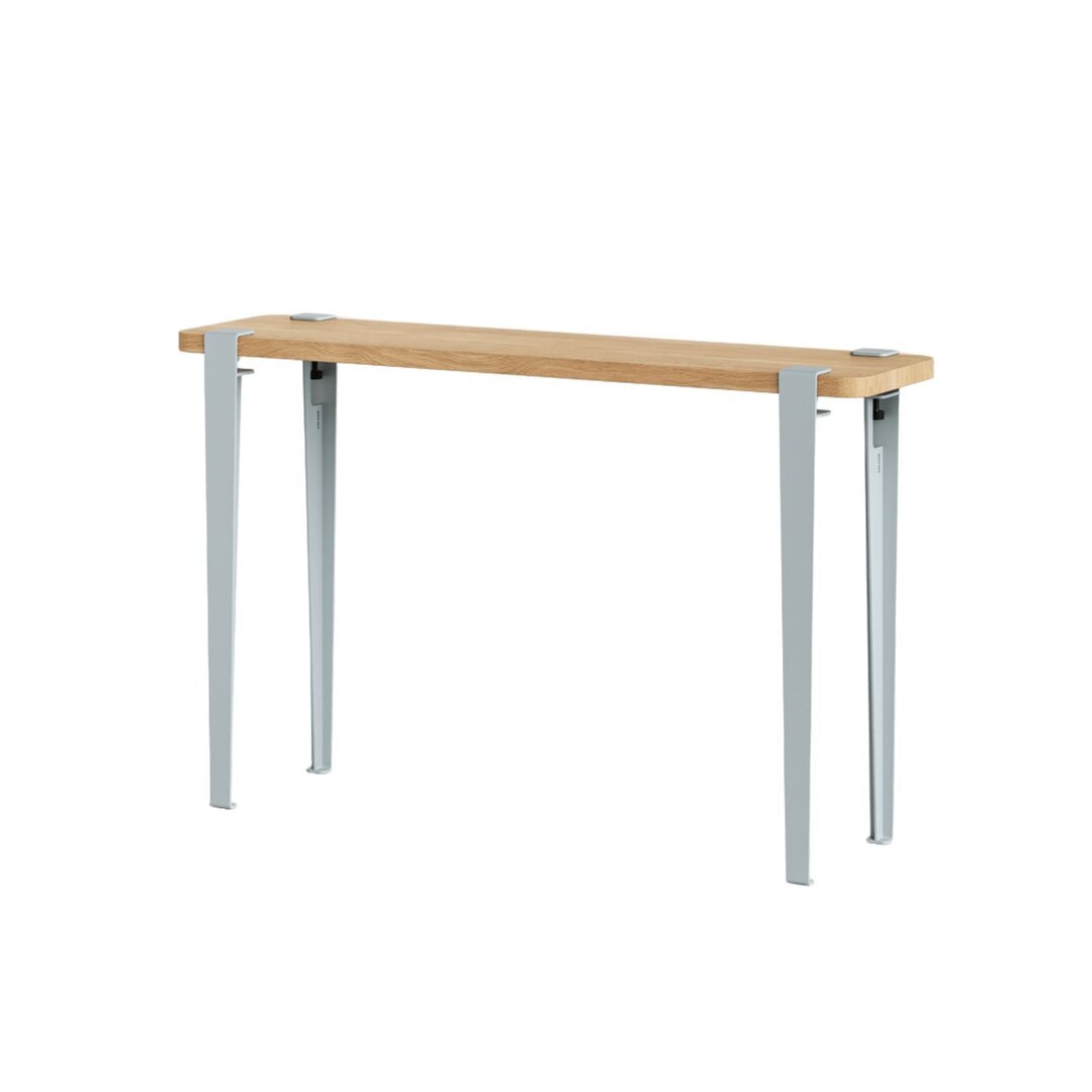 Tiptoe Lima Side Table - Solid Oak - Pale Blue