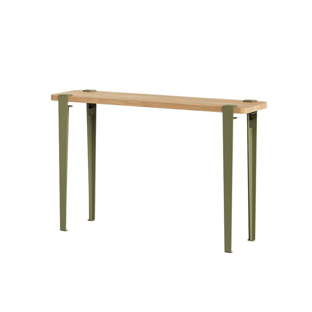 Tiptoe Lima Side Table - Solid Oak - Khaki Green