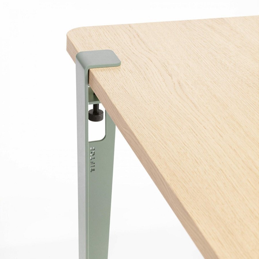 Tiptoe Lima Side Table - Solid Oak - Eucalyptus Grey